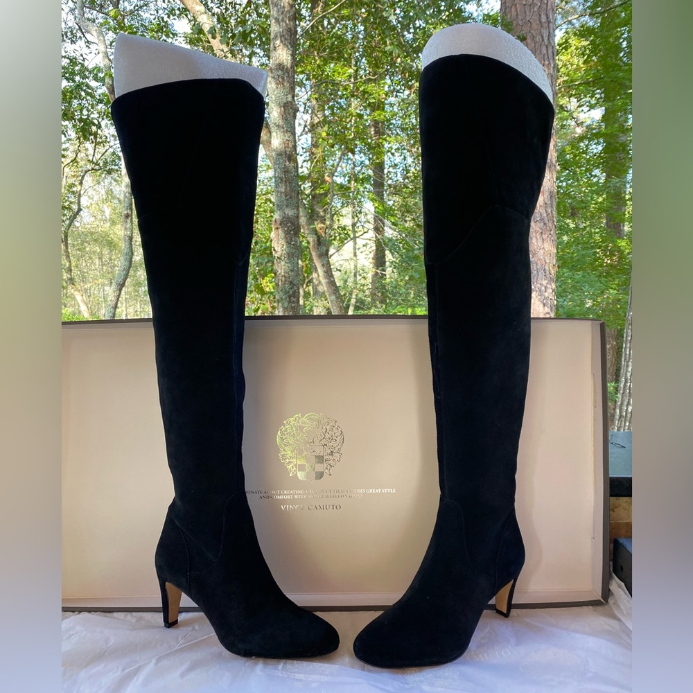 Vince Camuto Black Over-the-Knee Boots Sz 7 NWT